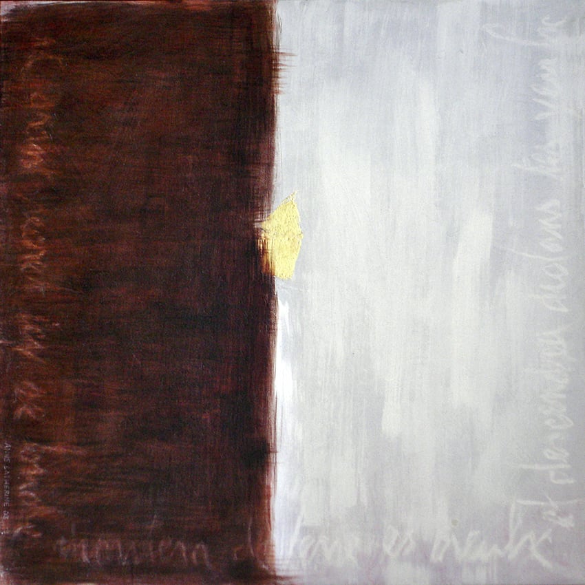 100x100 cm - Montera de terre es cieulx et descendra dedans tes yeulx