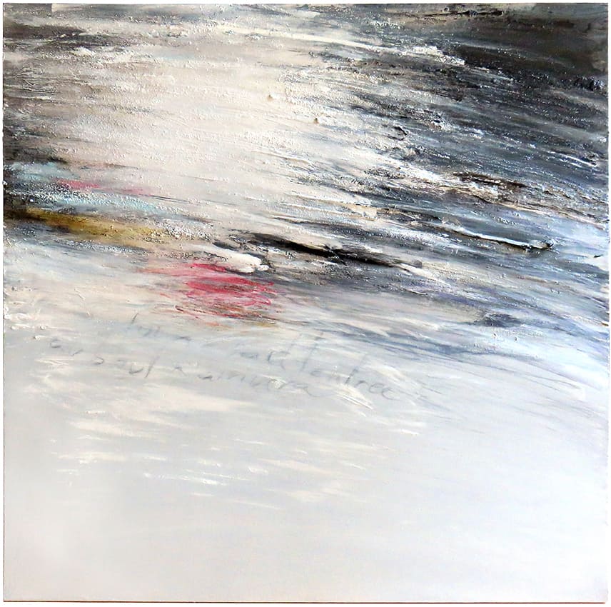 100x100 cm - "Qui ne sait l'entrée, au bout n'arrivera" - H. de Linthaut