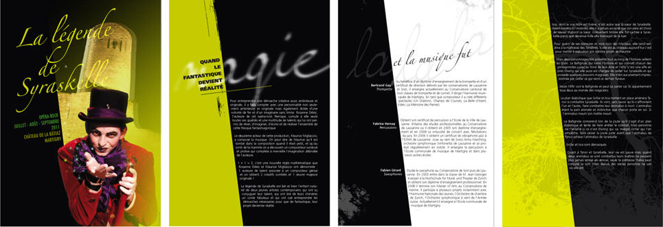 Syraskelle - Anne Catherine Franzetti atelier de graphisme : logotypes, affiches, édition, signalétique, cartes de visite, prospectus, packaging, valais martigny - cat atelier